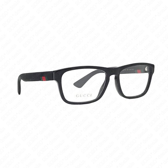 GUCCI Men's GG0174O 005 56mm Black Eyeglasses - Picture 8 of 12